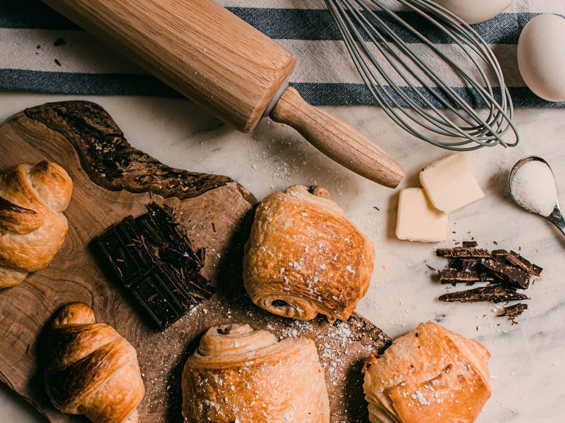 A photo of different pastries