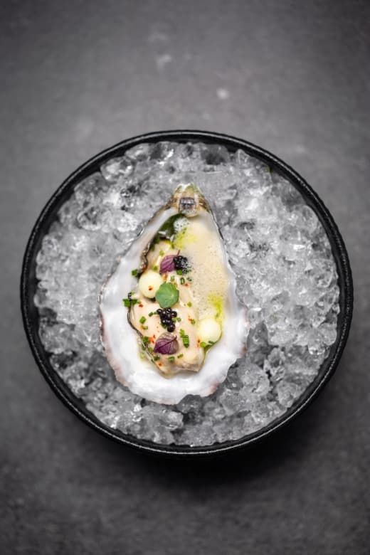 Oyster dish by Christodoulos Theofanous